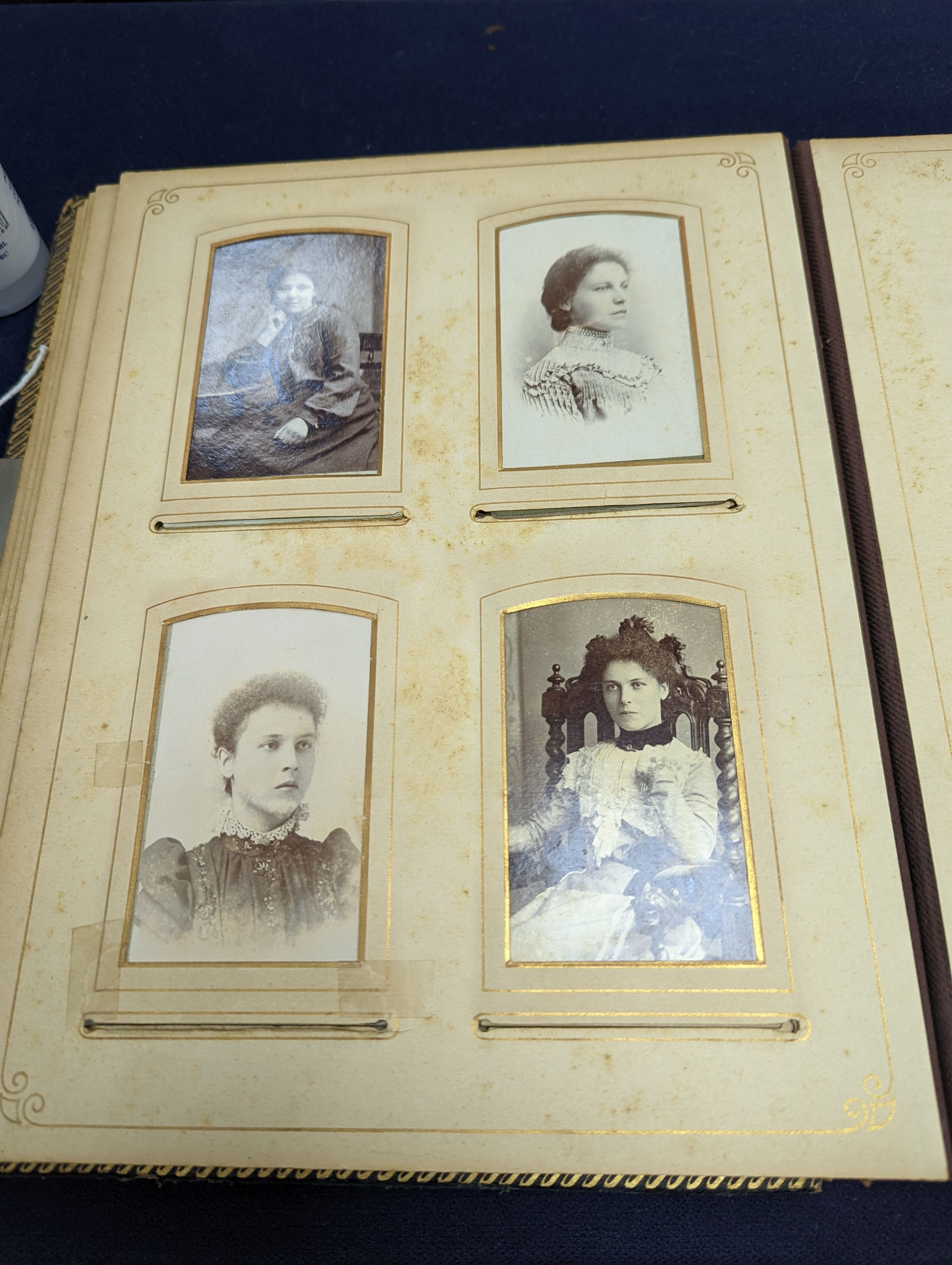 Victorian and later photograph albums and daguerrotypes